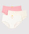 Girls' Heart Print Cotton Hipsters - 3-Pack variante 1