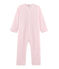 Girls' Fleece Jumpsuit VIENNE pink/MISTIGRI grey
