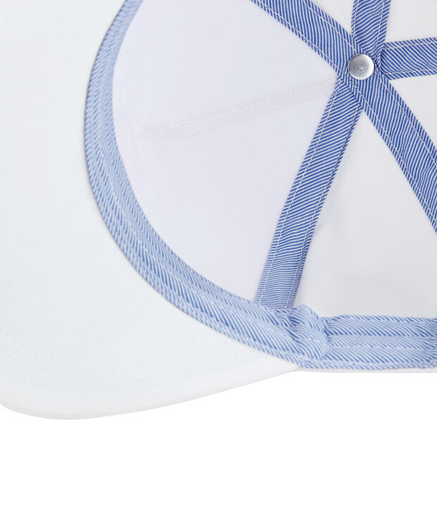 Twill cap for girls white