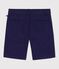 Children's Bermuda shorts in plain cotton SOIR blue