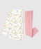 Girls' Floral Print Cotton Nightdress MARSHMALLOW white/MULTICO white