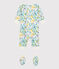 Baby Girls' Floral Fleece Nightwear Set MARSHMALLOW white/MULTICO white