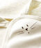 Babies' Square Bath Towel and Comforter Set in Terry and Organic Cotton MARSHMALLOW white/MULTICO white