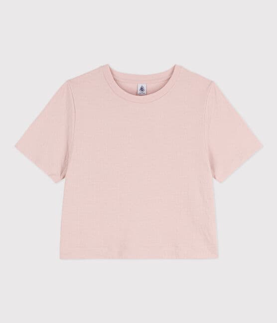 Women's Boxy Cotton T-Shirt SALINE pink