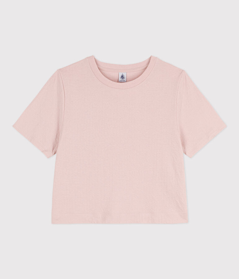Women's Boxy Cotton T-Shirt pink