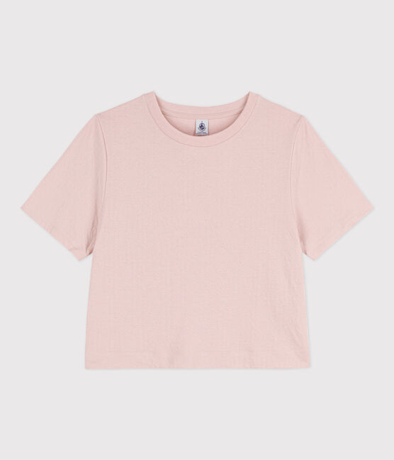 Women's Boxy Cotton T-Shirt SALINE pink
