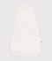 Babies' floral velour TOG3 sleeping bag MARSHMALLOW white/MULTICO white