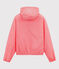 Unisex short windbreaker GROSEILLER pink/MARSHMALLOW white