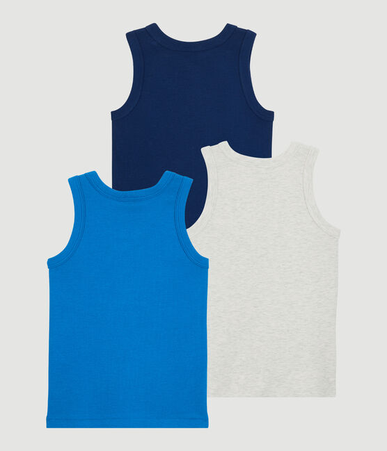 Boys' Paris-Themed Cotton Vests - 3-Pack variante 1