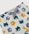 Babies' Fleece Trousers BELUGA grey/MULTICO white