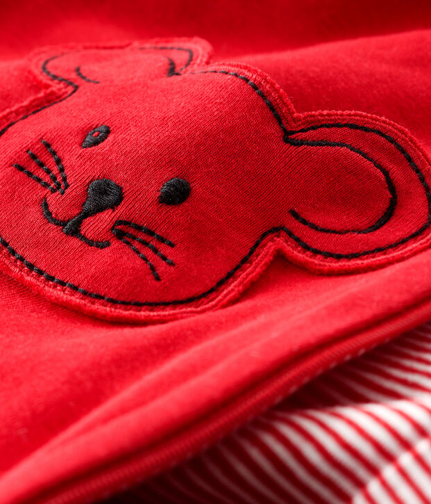 Unisex Baby Snowsuit red