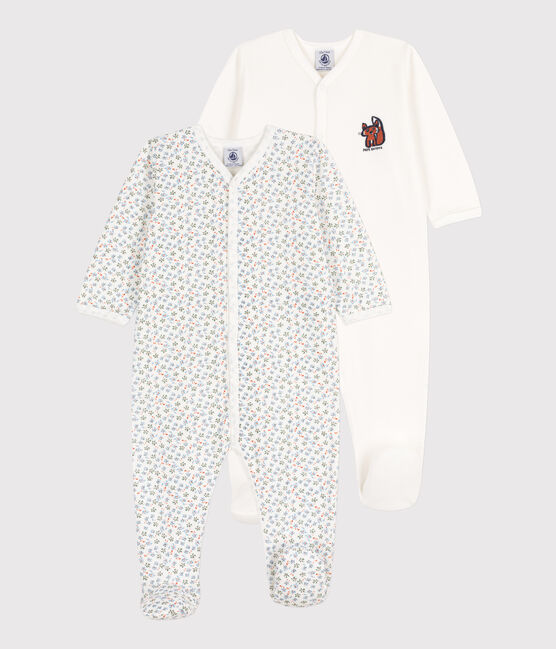 Babies' Floral Cotton Sleepsuits - 2-Pack variante 1