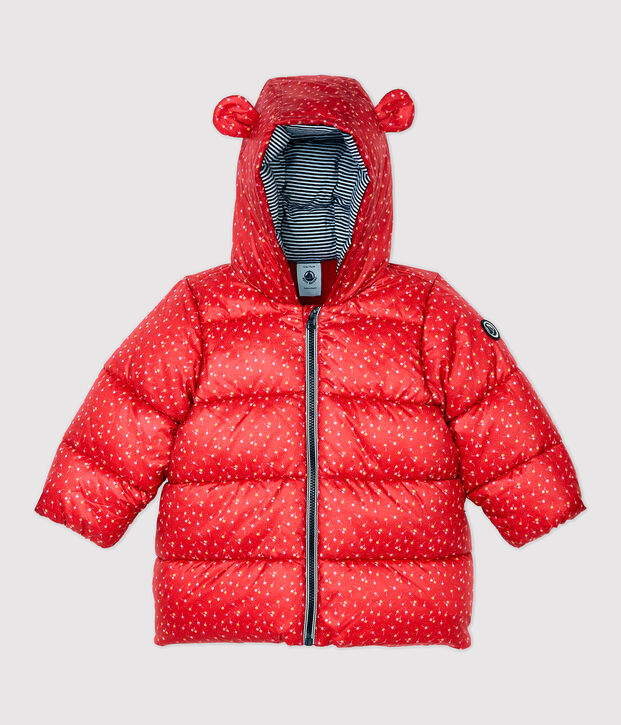 Babies' Quilted Jacket red/multicolor