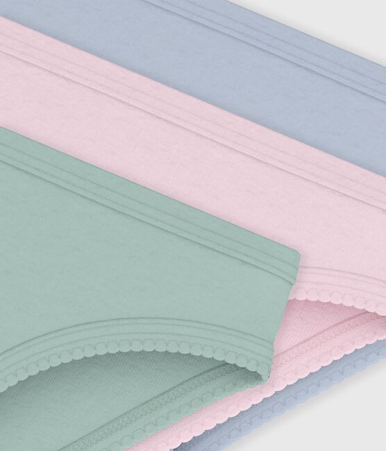 Pack of children's plain cotton pants variante 1