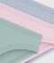 Pack of children's plain cotton pants multicolor