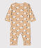 Babies' Sheep Themed Footless Cotton Sleepsuit TRENCH /MULTICO