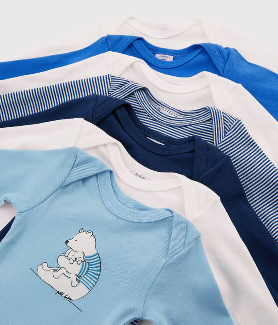 Baby Boys' Long-Sleeved Bodysuits - 7-Piece Surprise Set variante 1
