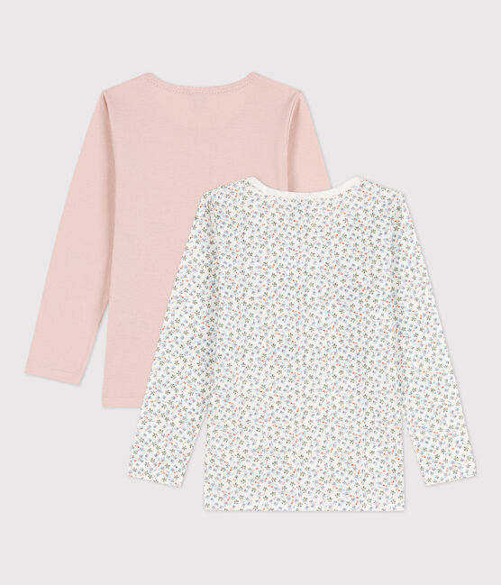 Girls' Long-Sleeved Cotton T-Shirt - 2-Pack variante 1