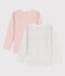 Girls' Long-Sleeved Cotton T-Shirt - 2-Pack variante 1