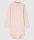 Baby's long-sleeved roll-neck bodysuit
