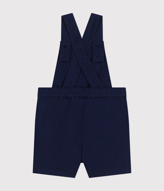 Babies' Serge Dungaree Shorts MEDIEVAL blue