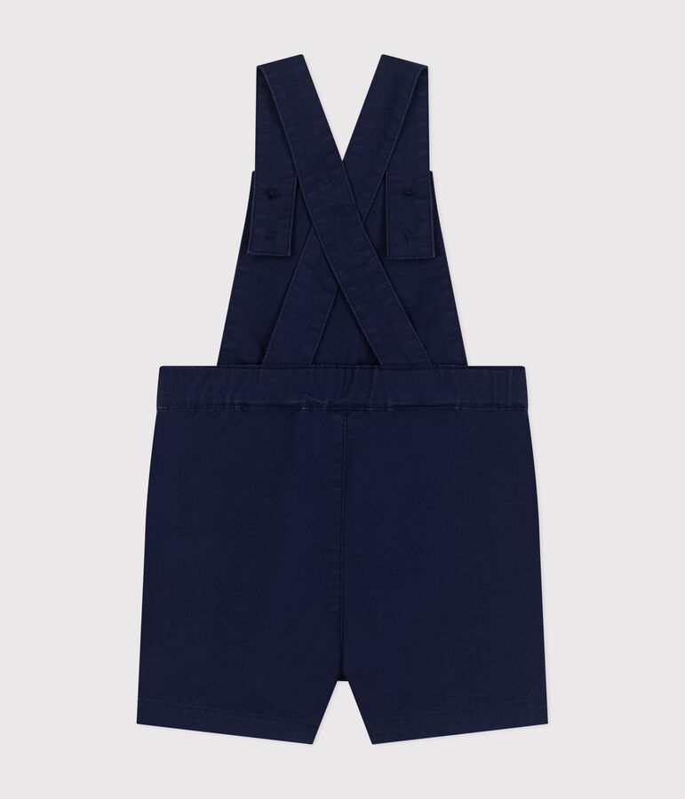 Babies' Serge Dungaree Shorts blue