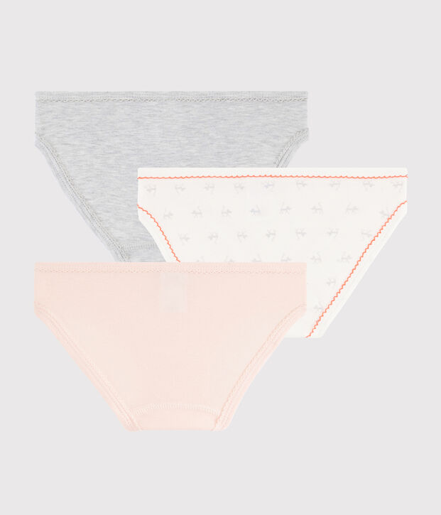 Girls' Cat Print Knickers - 3-Piece Set multicolor