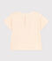 Babies' Short-Sleeved Lightweight Jersey T-Shirt AVALANCHE Ecru