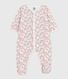 Babies' floral-print velour pyjamas
