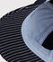 Baby Boys' Terry Cap with Badge. SMOKING blue/MARSHMALLOW white
