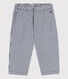 Babies' Striped Cotton Trousers