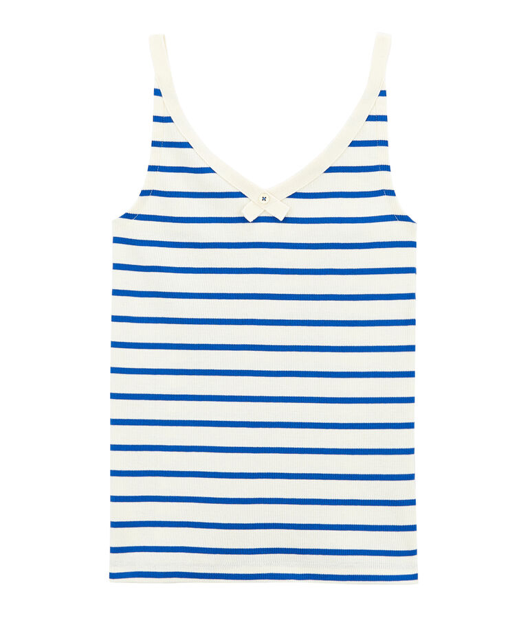 Vests 100 years panty woman white/blue