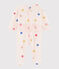 Baby Girls' Starry Velour Sleepsuit FLEUR pink/MULTICO white