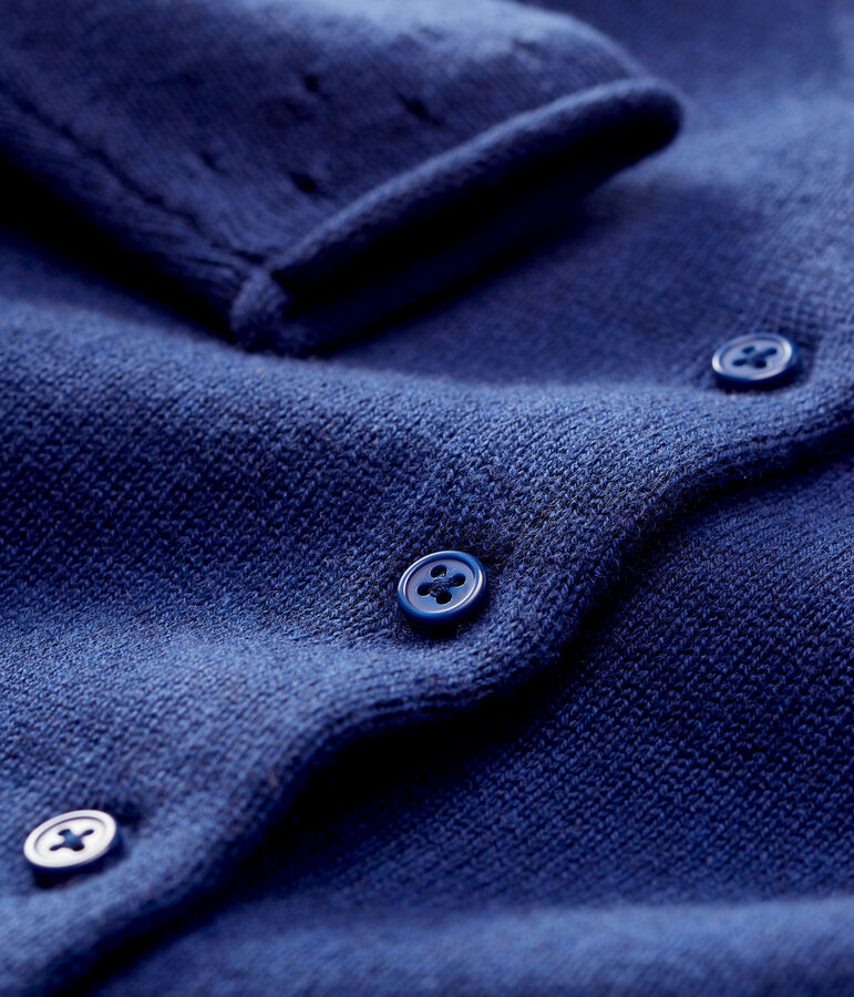 Babies' Knitted Cardigan blue