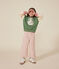 Girls' fleece sweatshirt PALMERAIE /MULTICO