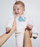 Babies' Wool/Cotton Knit 2-Piece Set MARSHMALLOW white