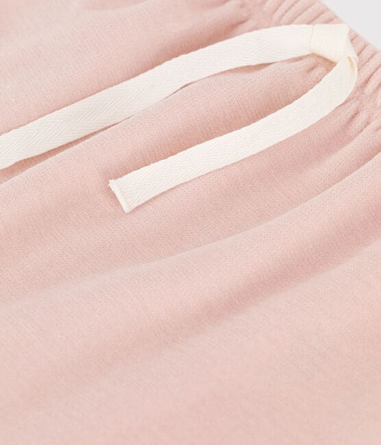 Babies' Cotton Velour Trousers SALINE pink