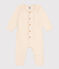 Babies' Knit Jumpsuit AVALANCHE Ecru