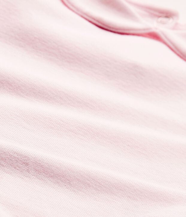 Baby girls' bodysuit with collar Vienne pink