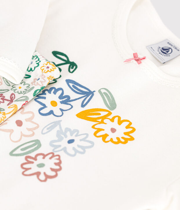 Children's cotton pyjamas. white/multicolor