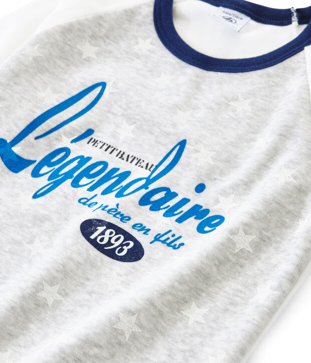 Boys' Velour Pyjamas blue/multicolor