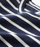 women's short sleeved striped t-shirt SMOKING blue/MARSHMALLOW white
