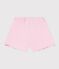 Children's plain cotton shorts pink