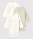 Babies' Organic Cotton Bodysuits - 3-Pack