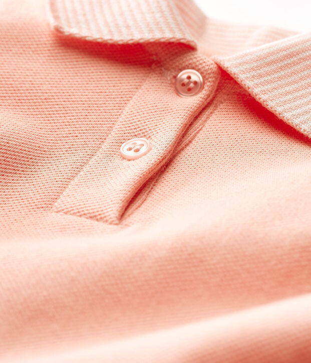 Baby girls' bodysuit/dress pink