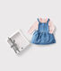 Babies' bodysuit and dress gift box