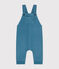 Babies' Velour Dungarees POLOCHON blue