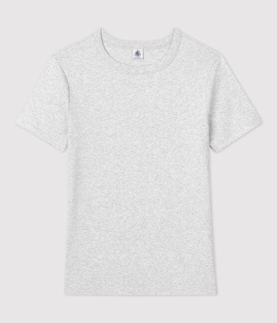 Women's Iconic Cotton Round Neck T-Shirt BELUGA CHINE grey