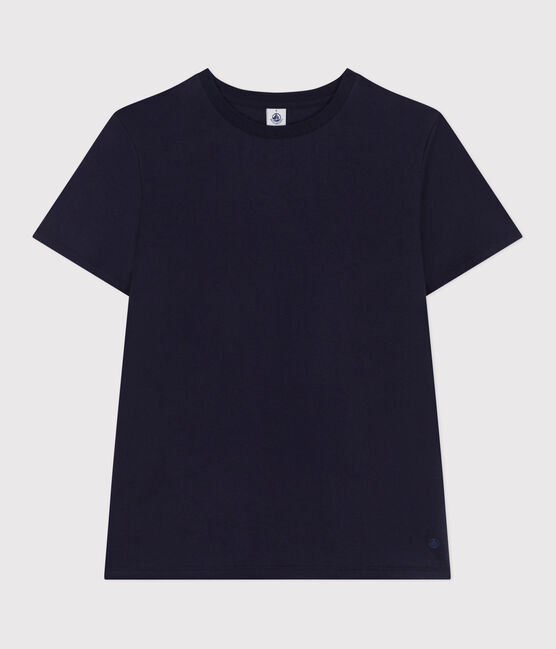 Women's The Straight cotton T-Shirt SMOKING blue