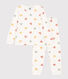Girls' Heart Velour Pyjamas